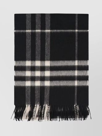 Burberry checked cashmere scarf