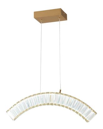 Finesse Décor Sanford CCT Integrated LED Brushed Chandelier