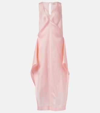 Khaite Kenith silk maxi dress