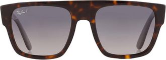 Ray-Ban Drifter Polarized Grey Gradient Browline Unisex Sunglasses RB0360S 902/M3 57