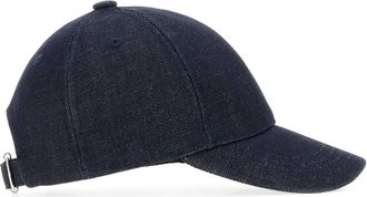 A.P.C. Mens Casquette Baseball Cap Navy Cotton