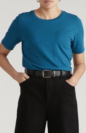 Universal Standard Light as Air Tee Rex T-Shirt in Ink Blue at Nordstrom, Size 2Xl