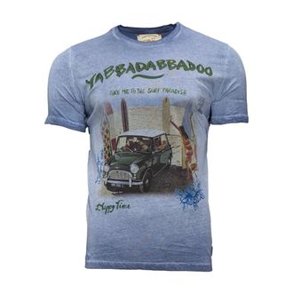Bob T-Shirts, male, Blue, M, Blue Paradise Short Sleeve T-Shirt