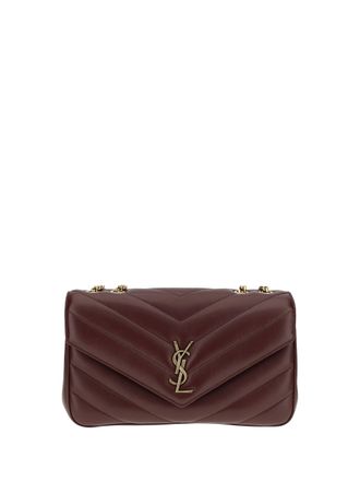 Saint Laurent Womens Shoulder Bag Loulou Light Hot Wine Lambskin