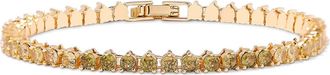 Brook & York Isabella Birthstone Tennis Bracelet in Gold-Aug at Nordstrom