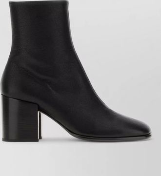 Dries Van Noten leather ankle boots
