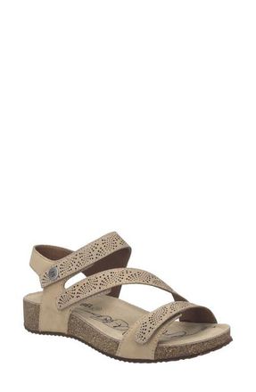 Josef Seibel Tonga 78 Ankle Strap Platform Wedge Sandal in Beige at Nordstrom, Size 11-11.5Us