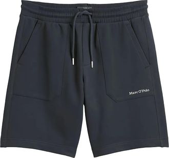 Marc O'Polo drawstring-waist shorts - men - Cotton - L - Blue