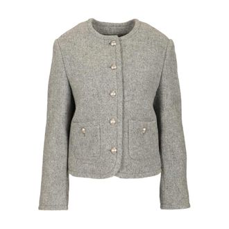 Dunst Classic Tweed Jacket - female - Dunst - Tweed Jackets - Gray - M - Jackets
