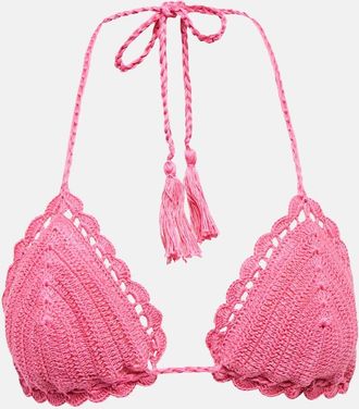 Anna Kosturova Exclusive to Mytheresa - Crochet bikini top