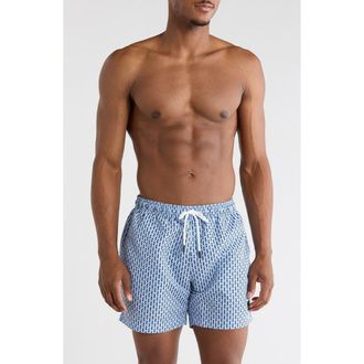 BOSS Vibe Swim Trunks in Bright Blue at Nordstrom Rack, Size Xx-Large