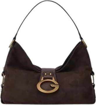 Guess Camden Hobo Tas - Dames - Schoudertassen - Bruin - ONE Size - Polyester - Tassen