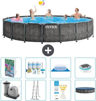 Intex Piscina Prism Frame Redonda - 549x122 Cm - 9-piezas S576
