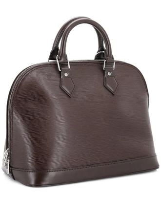 Louis Vuitton Vintage Alma Handbag Epi Leather PM satchel - Bruin