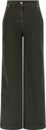 Nude Wide Leg Jeans - Dames - Loose Fit Jeans - Zwart - XS - Katoen - Jeans