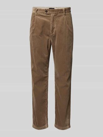 Tommy Hilfiger Tapered Fit Cordhose aus reiner Baumwolle in Taupe, Größe 32/32