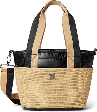 Think Royln Highline Cross Body Womens Handbags Dune Raffia/Pearl Black, Polyester/Raffia