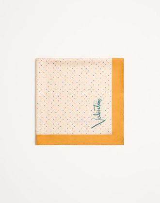 Valentino Garavani Multicolour Starry Silk Scarf Wo