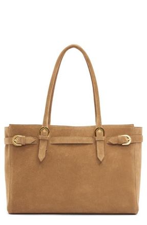 Reformation Dominique Tote in Bracco Suede at Nordstrom