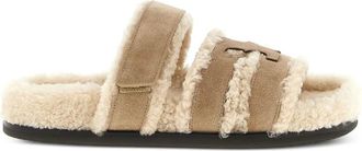 Tory Burch Ines lammy slippers - Beige