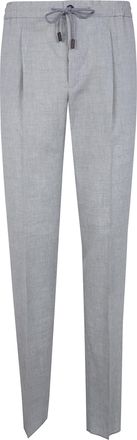 Incotex Elastic Coulisse Waist Chino Trousers