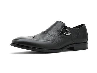 Stacy Adams Lockwood Wingtip Ornament Slip-On Loafer Mens Shoes Black : 10.5 M, Leather