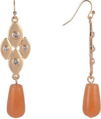 Rachel Roy Crystal & Aventurine Drop Earrings in Pink at Nordstrom Rack