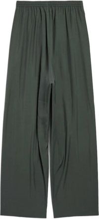 Balenciaga Wide Broeken - Dames - Wijde Broeken - Groen - L - Broeken