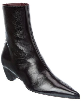 Khaite Khaite Sybil Leather Bootie