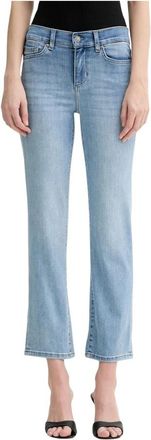 Liu Jo Slim Enkel Jeans - Dames - Cropped Jeans - Blauw - W27 - Denim - Jeans