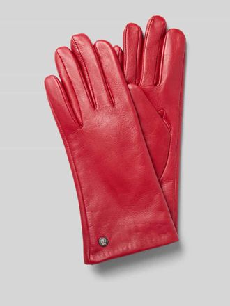 Roeckl Handschuhe aus haarschaf Nappaleder in Rot, Gr&ouml;&szlig;e 6,5