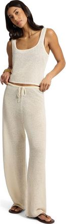 Onia Knit Drawstring Pant in Egret at Nordstrom, Size Medium