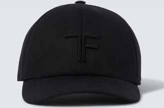 Tom Ford Cappello da baseball in cotone con ricamo