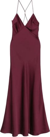 Patrizia Pepe Jurk met gekruiste bandjes - Rood