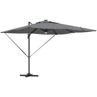 vidaXL Parasol Roma Antracita 286 X 285 X 270 Cm Aluminio Y Poli&eacute;ster Vidaxl