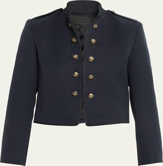 Nili Lotan Betsy Wool Twill Military Jacket