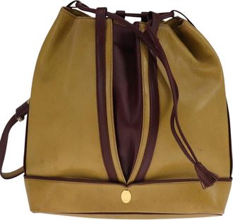 Cartier Must De Cartier Yellow Leather Shoulder Bag (Pre-Owned)