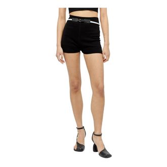 Max Mara Dames, Korte broeken, Zwart, Maat: XS Katoen