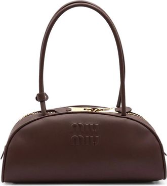 Miu Miu Beau Schoudertas - Dames - Schoudertassen - Bruin - ONE Size - Leer - Tassen