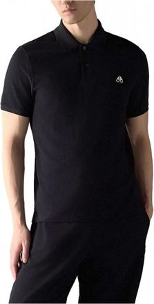 Moose Knuckles Polo Shirt - Heren - Polos - Zwart - M - Katoen - Tops