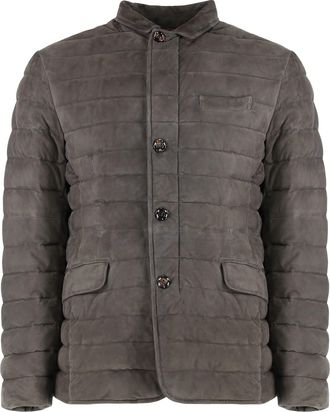 Moorer Zavyer Leather Padded Jacket