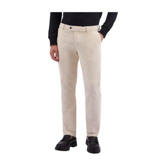 Brooks Brothers Broeken, Heren, Wit, W33, Katoen, Stretch Katoen Chino