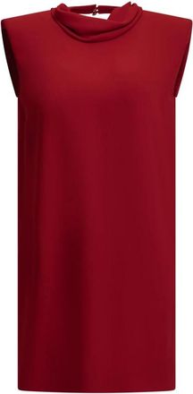 Valentino Vestido Corto Cady Couture - Dresses - Mujer - Rojo - M