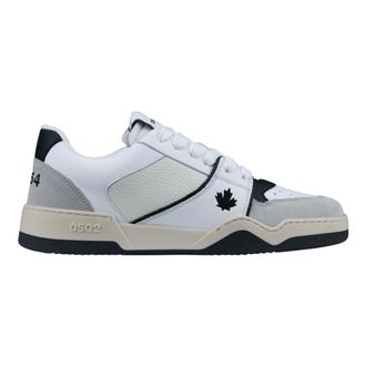 Dsquared2 Sneakers, male, White, Size: 12 US Leather Sneakers