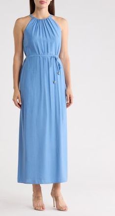 Vince Camuto Sleeveless Textured Woven Dress in Periwinkle at Nordstrom Rack, Size 16