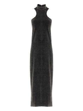 Osklen Maxi-jurk met marmer-effect - Zwart