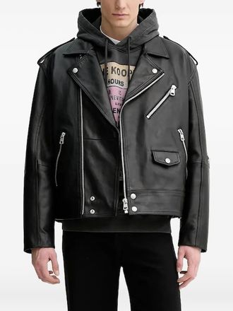 The Kooples graphic-print hoodie - Black