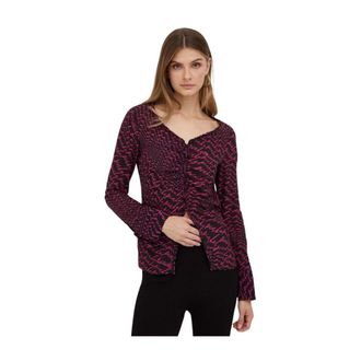 Pinko Pinko, Overhemden, Dames, Veelkleurig, S, Gebloemde Viscose Blouse