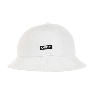 Obey Hats, male, White, Size: ONE SIZE Franklin Bucket Hat
