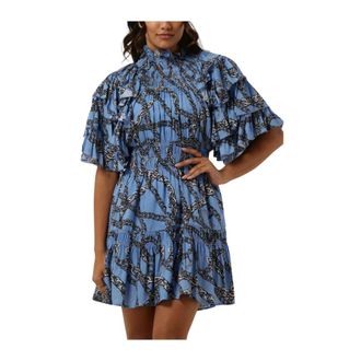 Silvian Heach Dames, Jurken, Blauw, Maat: S Poliester